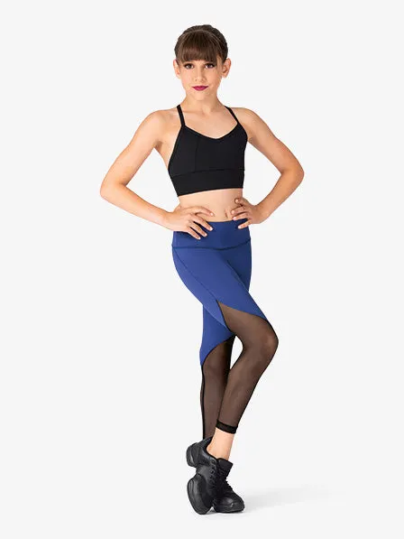 Mesh Panel Workout Leggings