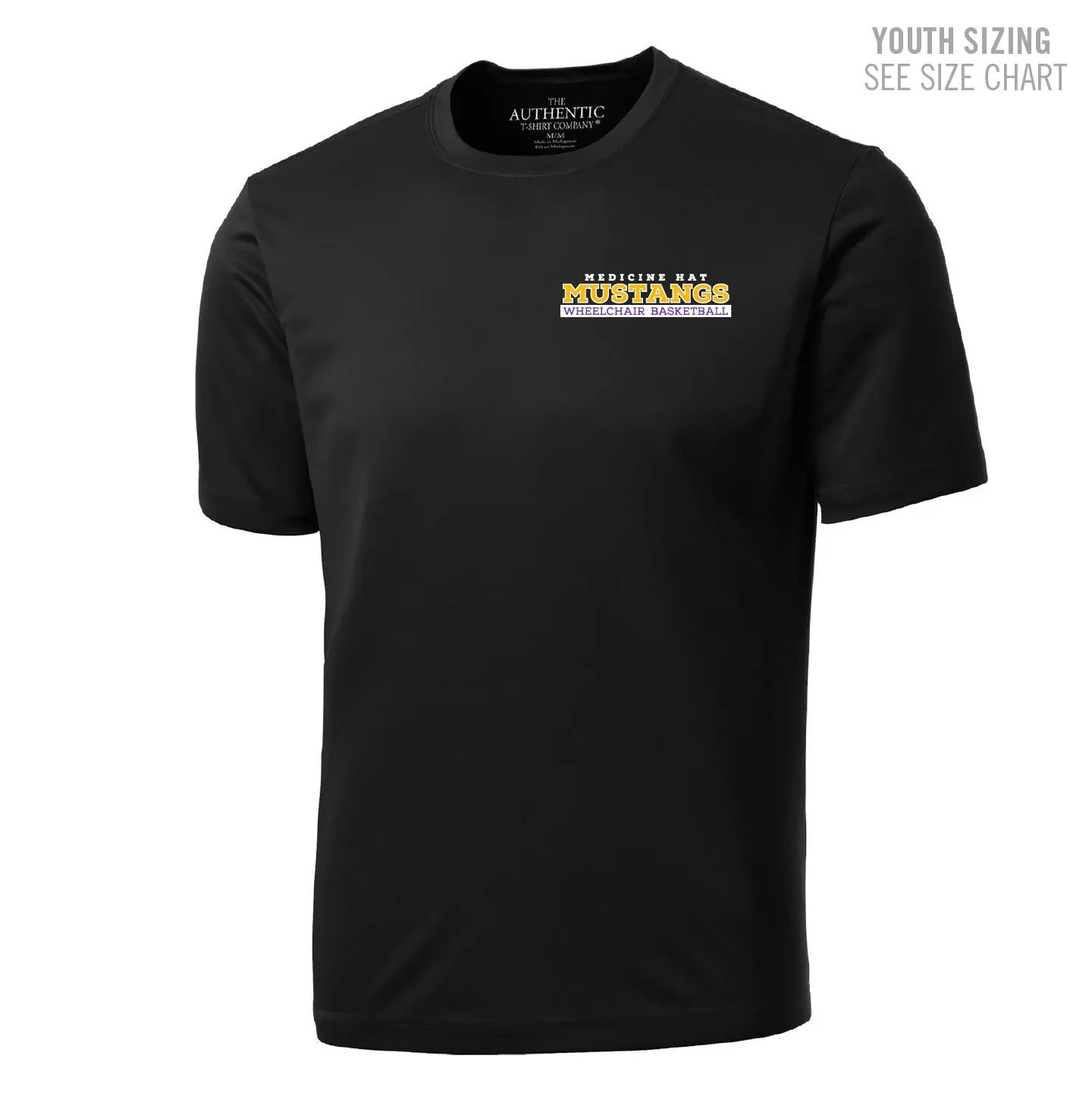 MHASR Mustangs YOUTH Performance T-shirt (MHASRT010/11-Y350)