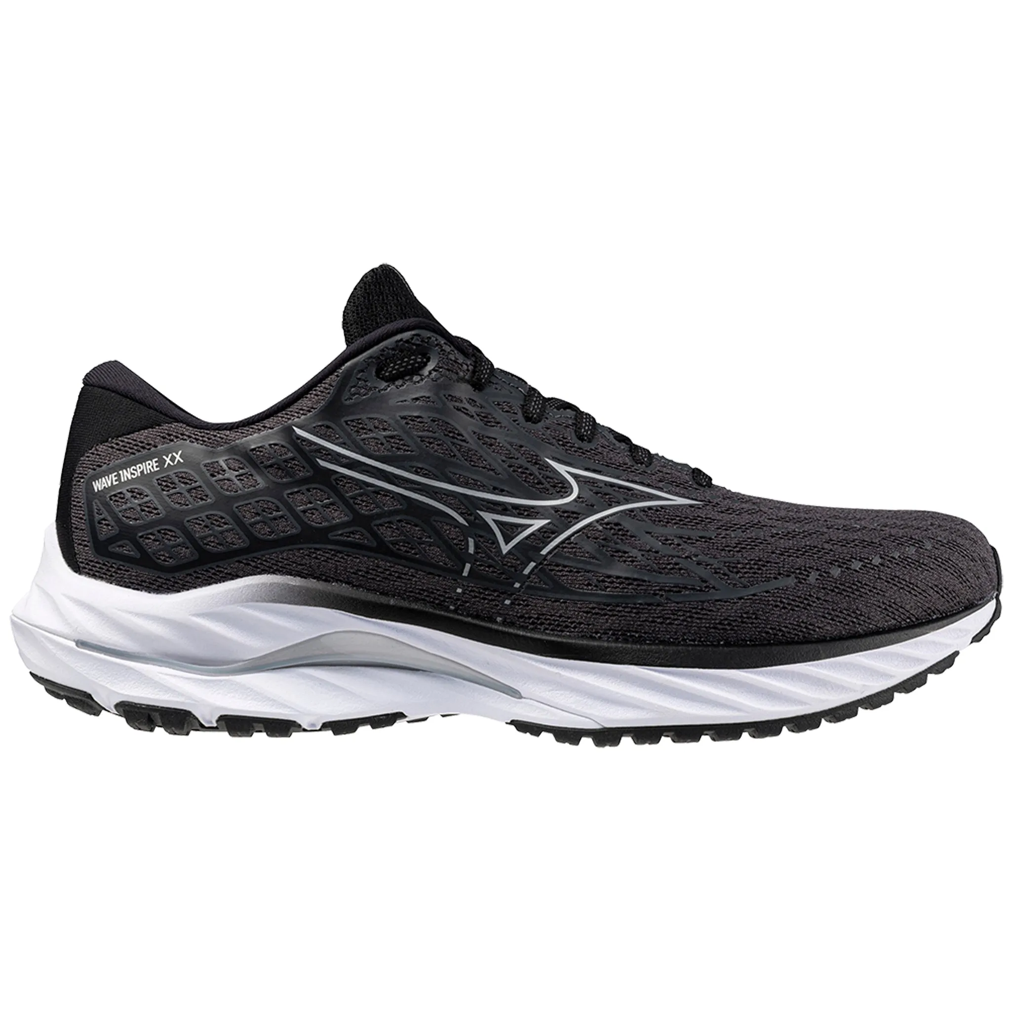 Mizuno Wave Inspire 20 Wide Fit Men's Ebony/White/Black