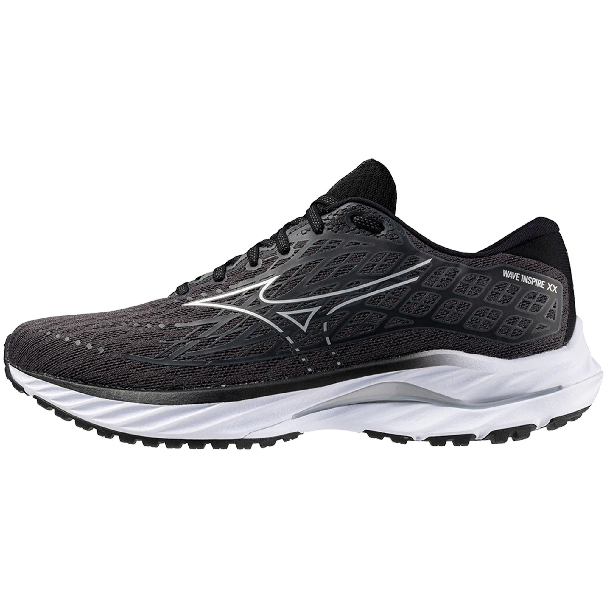 Mizuno Wave Inspire 20 Wide Fit Men's Ebony/White/Black