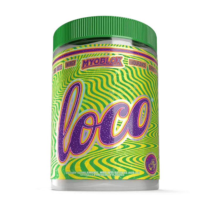 MyoBlox Loco Pre-Workout 629.2g Gorilla Juice