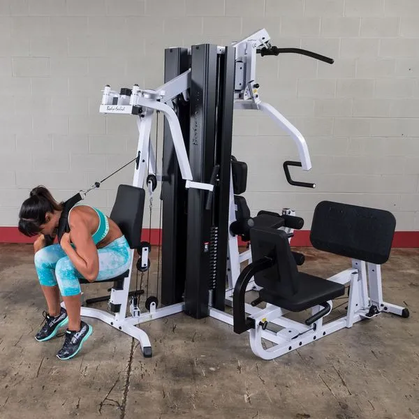 New 2024 Body-Solid EXM3000LPS 2 Stack Gym System with Leg Press