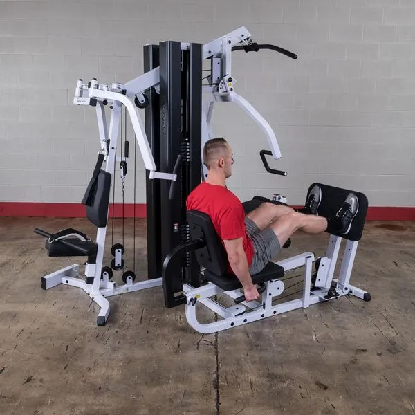 New 2024 Body-Solid EXM3000LPS 2 Stack Gym System with Leg Press