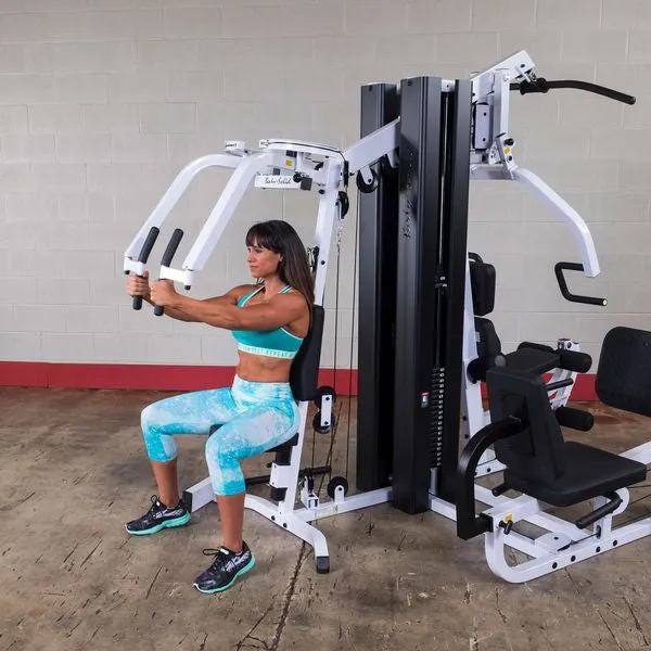 New 2024 Body-Solid EXM3000LPS 2 Stack Gym System with Leg Press