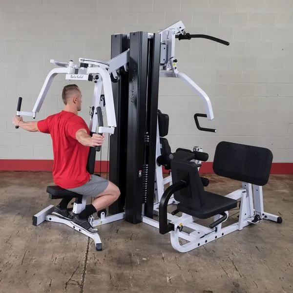 New 2024 Body-Solid EXM3000LPS 2 Stack Gym System with Leg Press