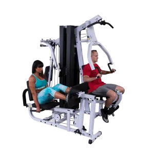 New 2024 Body-Solid EXM3000LPS 2 Stack Gym System with Leg Press