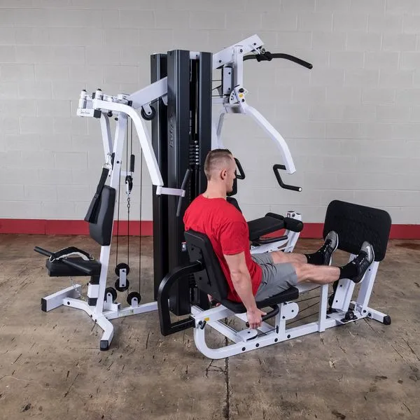 New 2024 Body-Solid EXM3000LPS 2 Stack Gym System with Leg Press