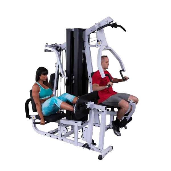 New 2024 Body-Solid EXM3000LPS 2 Stack Gym System with Leg Press