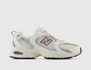 New Balance 530 Sea Salt / White - Mercury Red