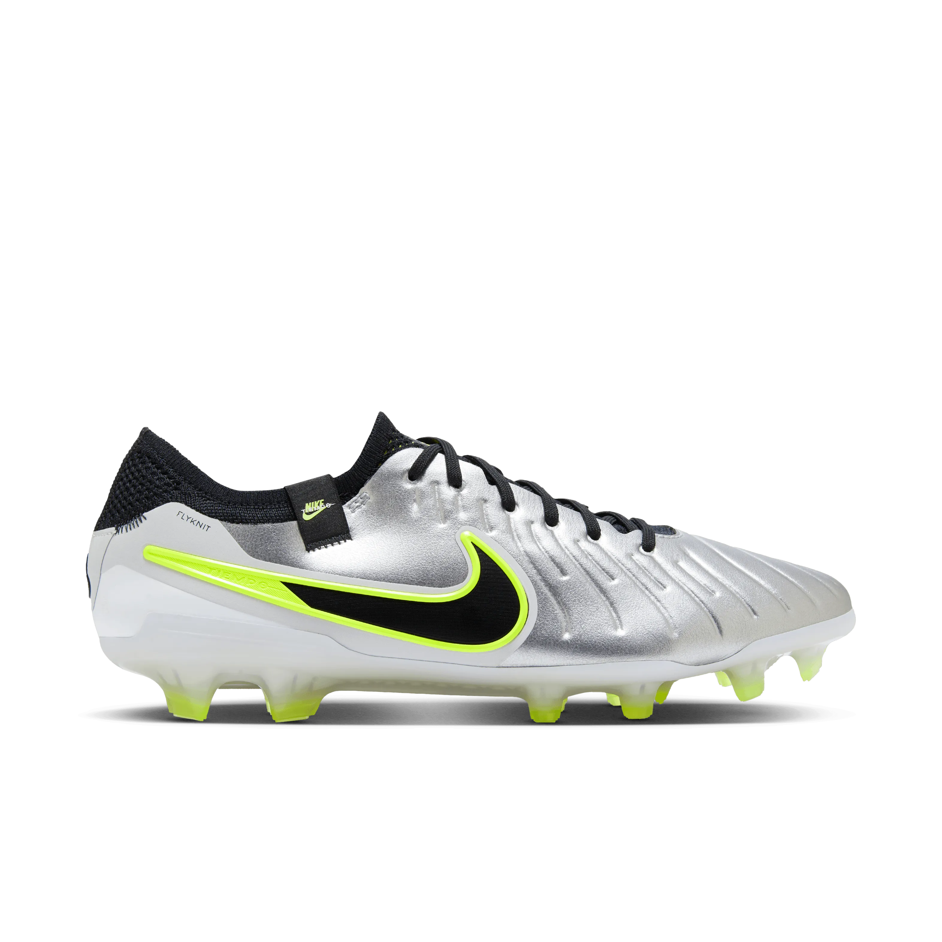 Nike Tiempo Legend 10 Elite FG-Metallic Silver/Black/Volt