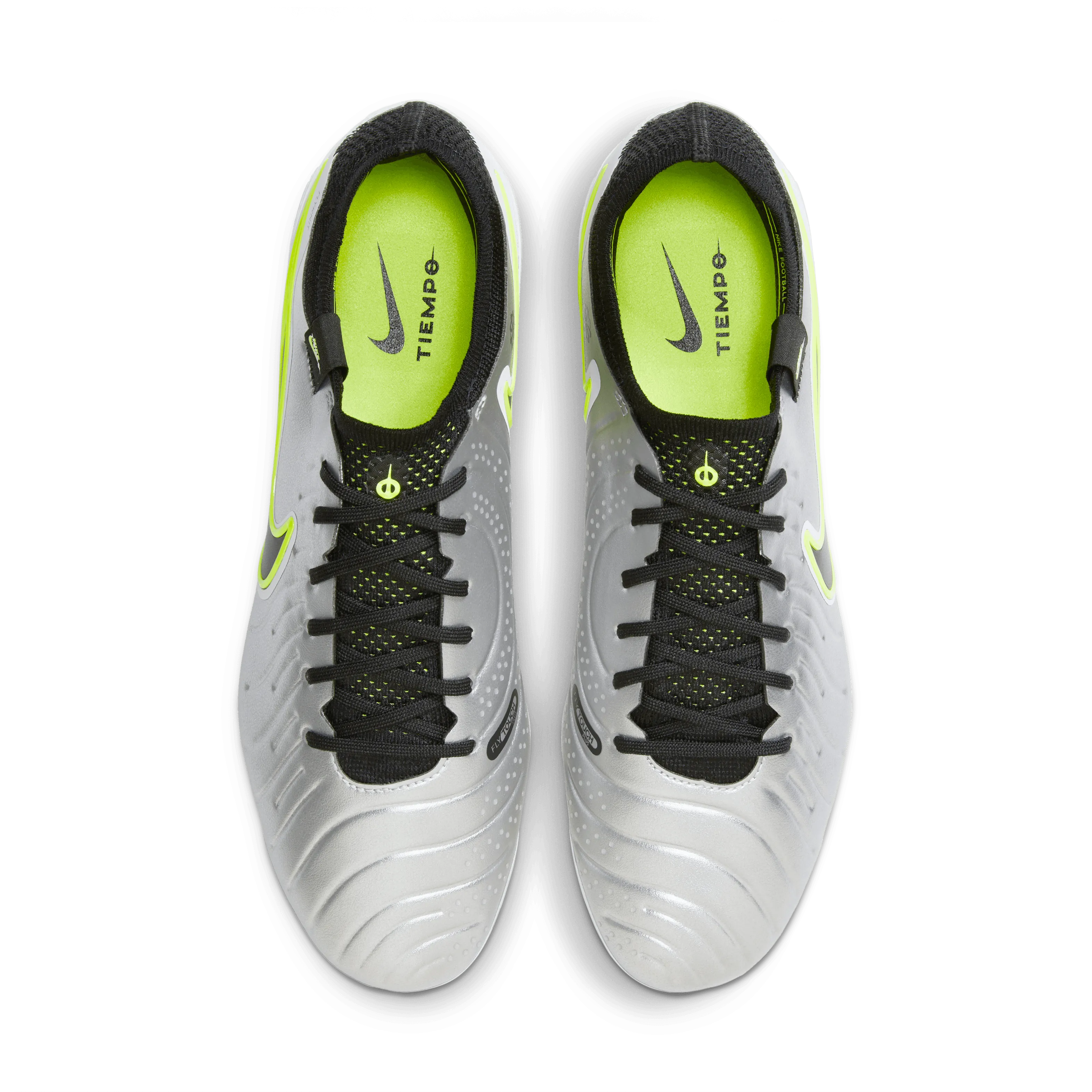 Nike Tiempo Legend 10 Elite FG-Metallic Silver/Black/Volt