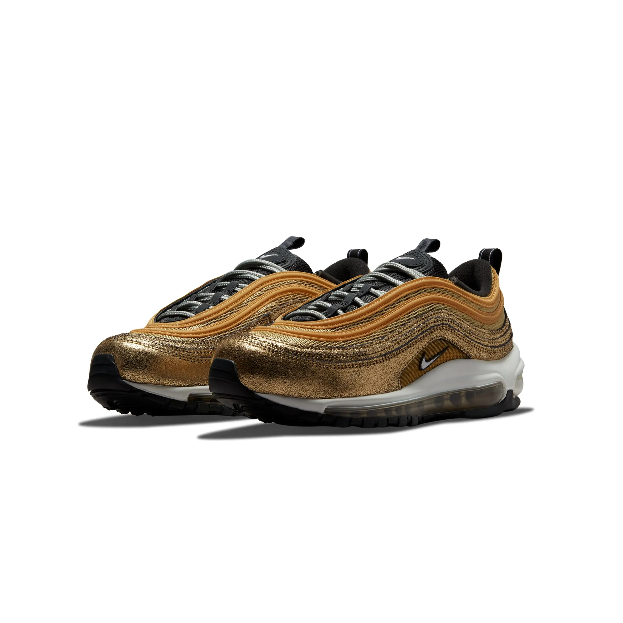 Nike Womens Air Max 97 Shoes 'Twine/White/Metallic Gold'