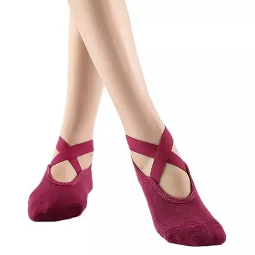 Non Slip Socks with Grips for Women Yoga Ballet Pilates Barre Dance