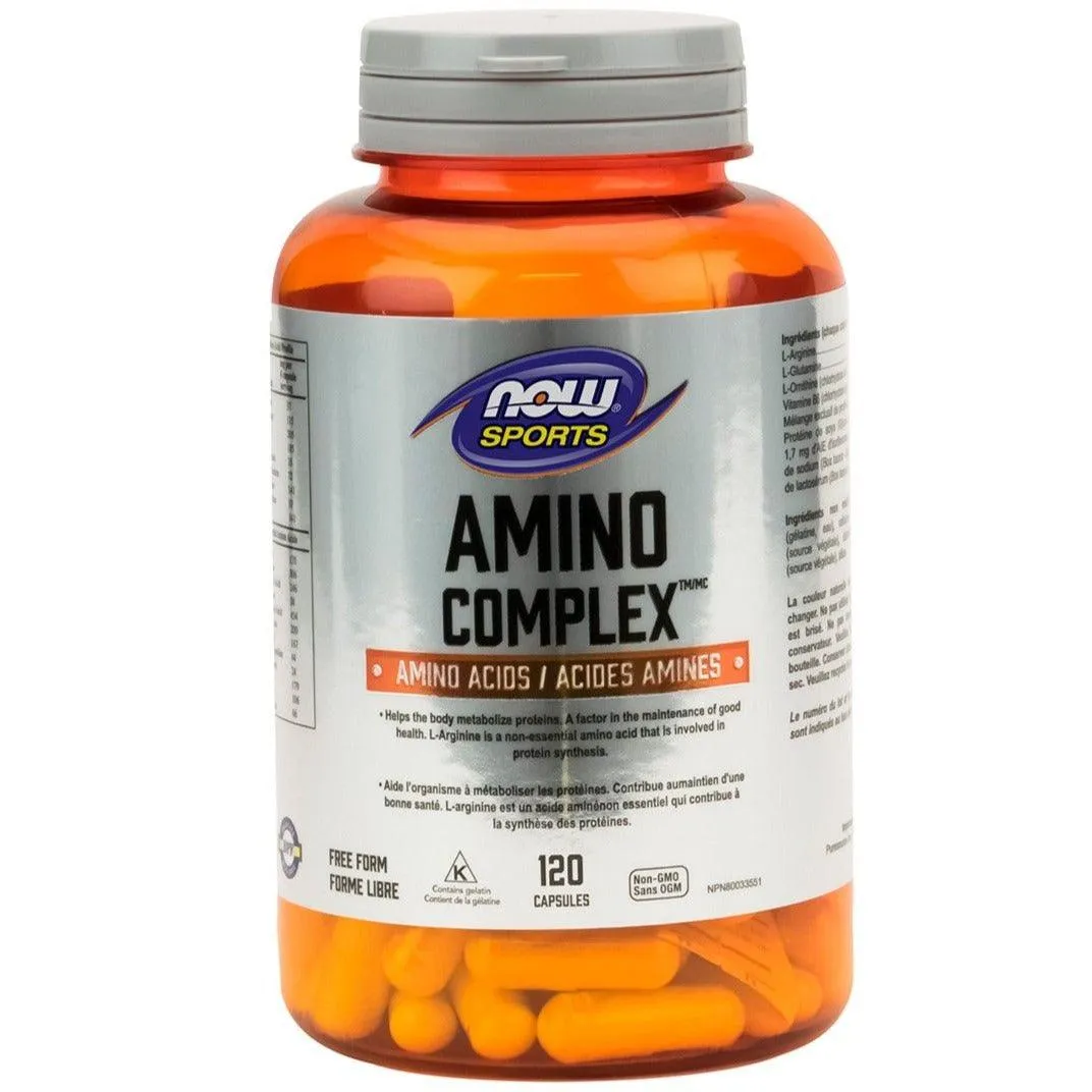 NOW Sports Amino Complex 120 Caps