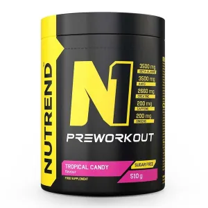 Nutrend N1 Pre-Workout, Tropical Candy - 510 grams