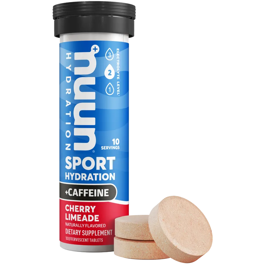 Nuun Hydration Sport Cherry Limeade  Caffeine Tablets 10 ct