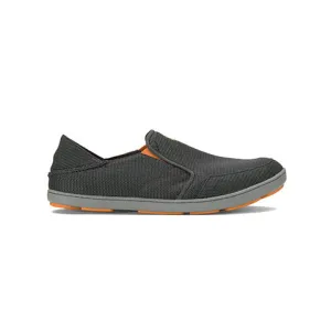 OluKai Nohea Mesh Slip On (Men) - Dark Shadow/Dark Shadow