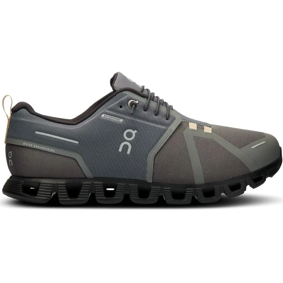 On Men's Cloud 5 Waterproof Running Shoes Asphalt / Magnet