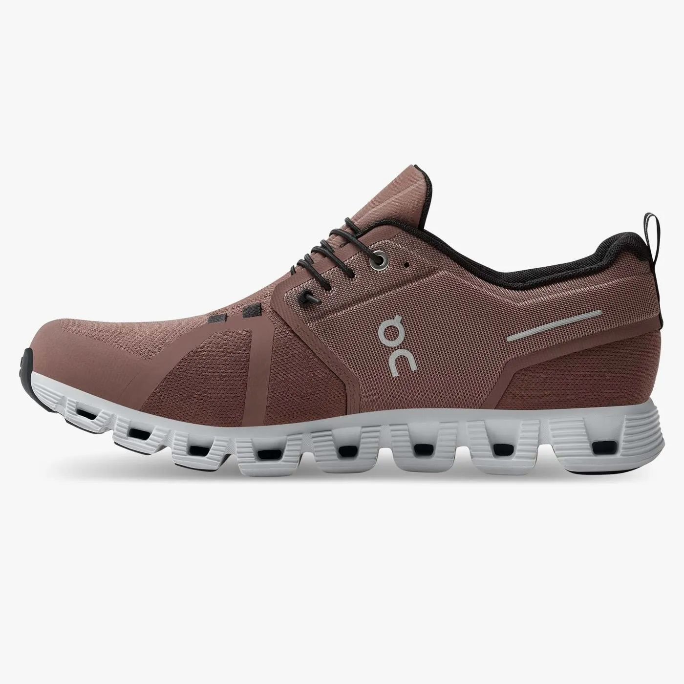 On Running Men's Cloud 5 Waterproof Shoes - Cocoa / Frost