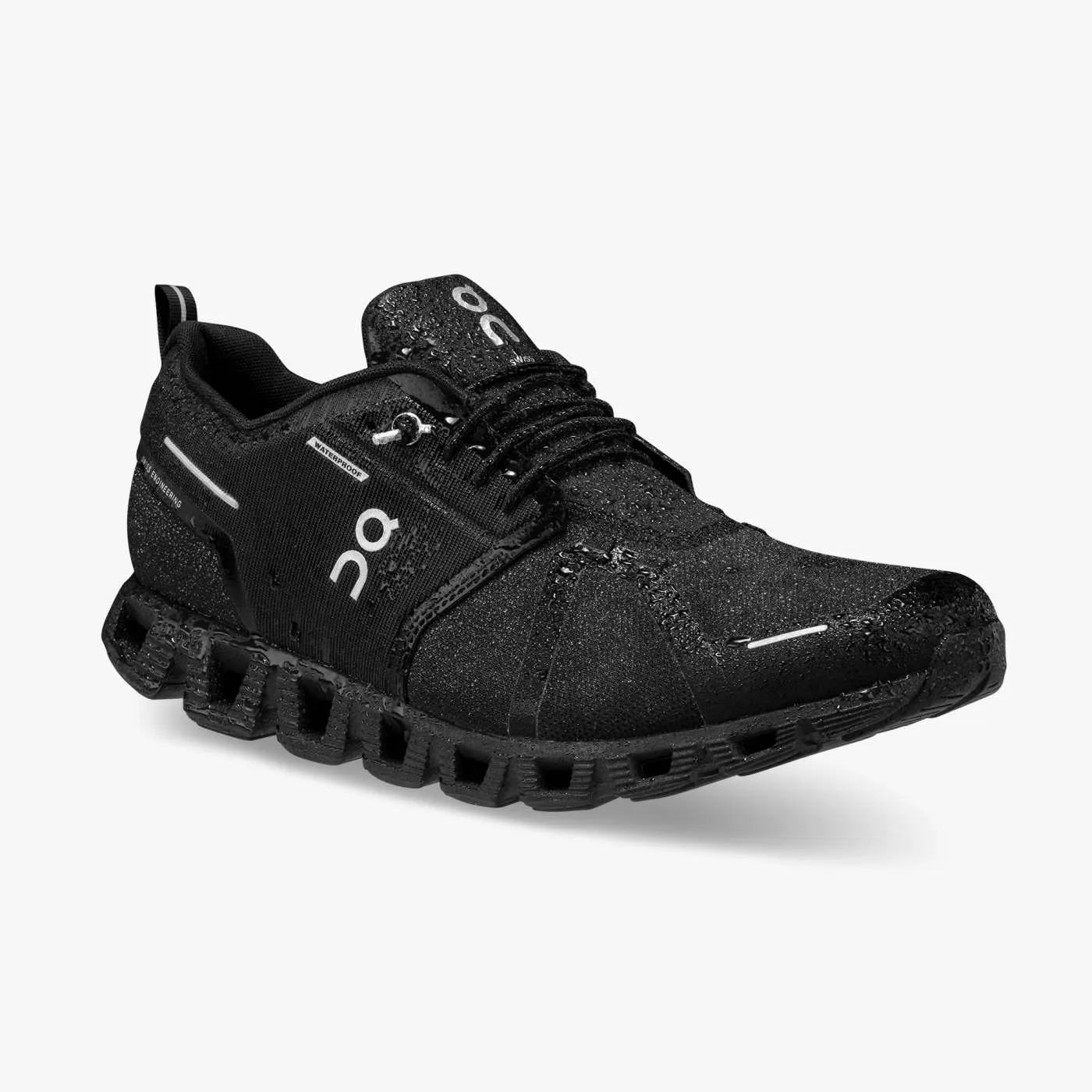 On Running Women's Cloud 5 Waterproof Shoes - All Black