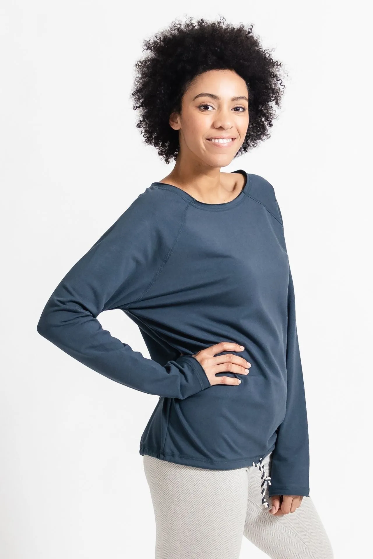 Oversized Sweater - Cobalt