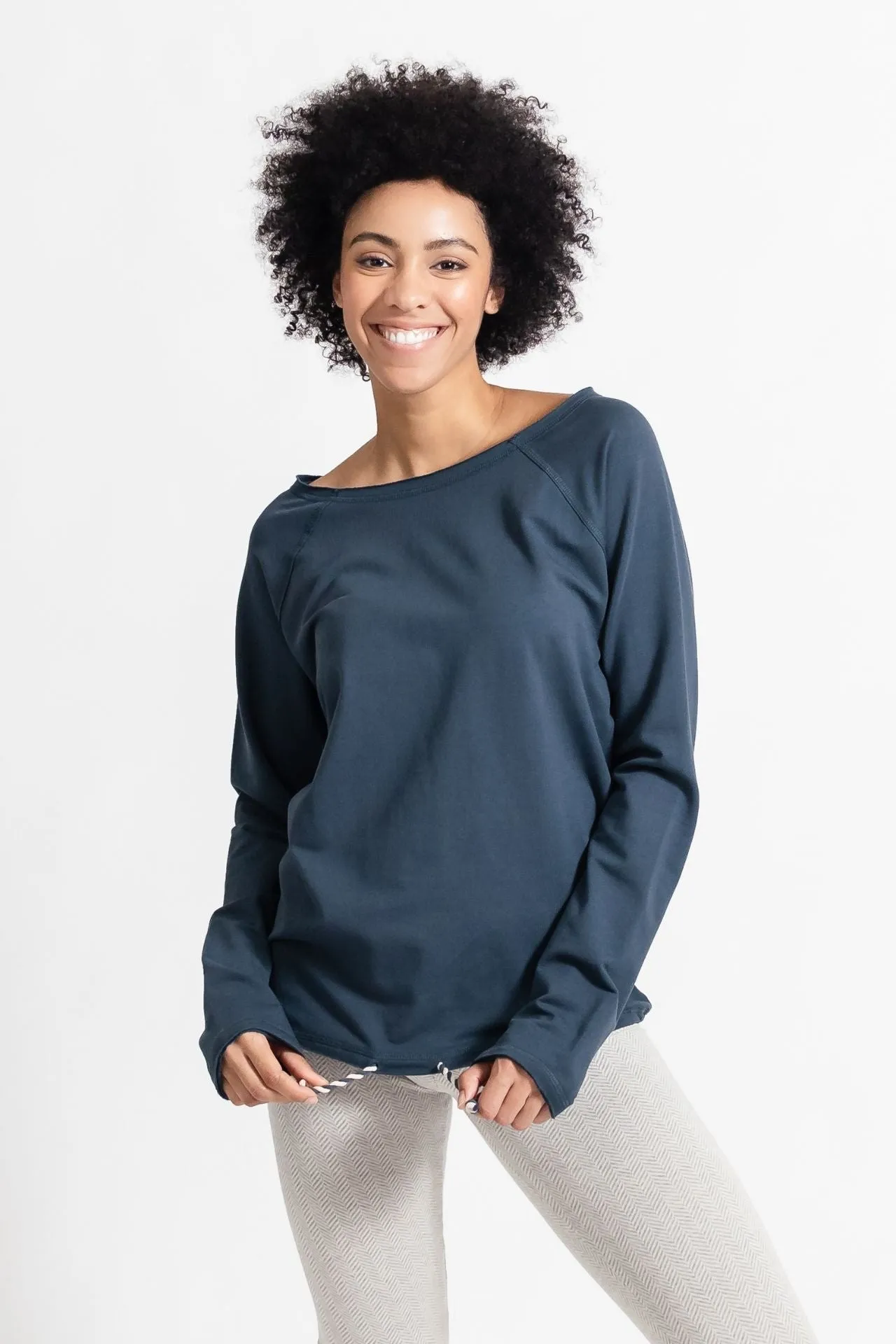 Oversized Sweater - Cobalt