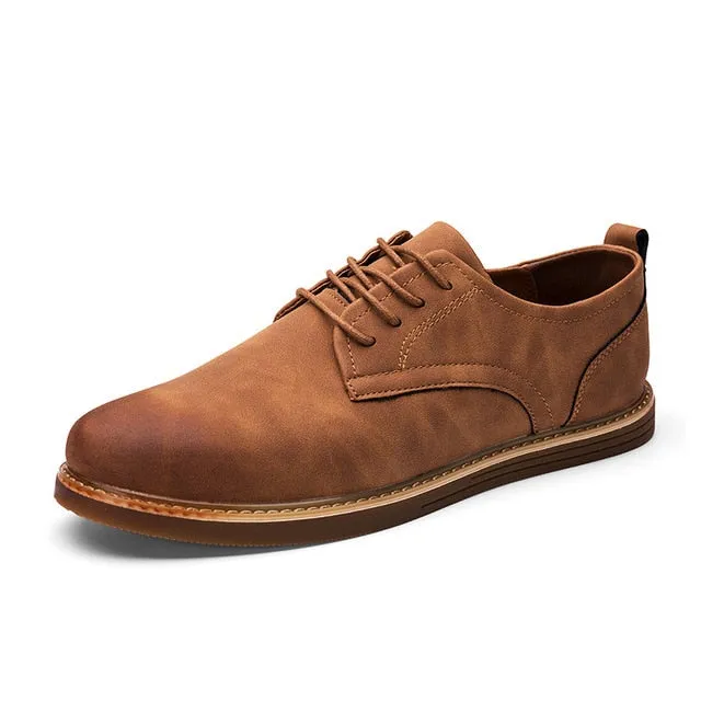 Oxfords Leather Designer Casual Shoes