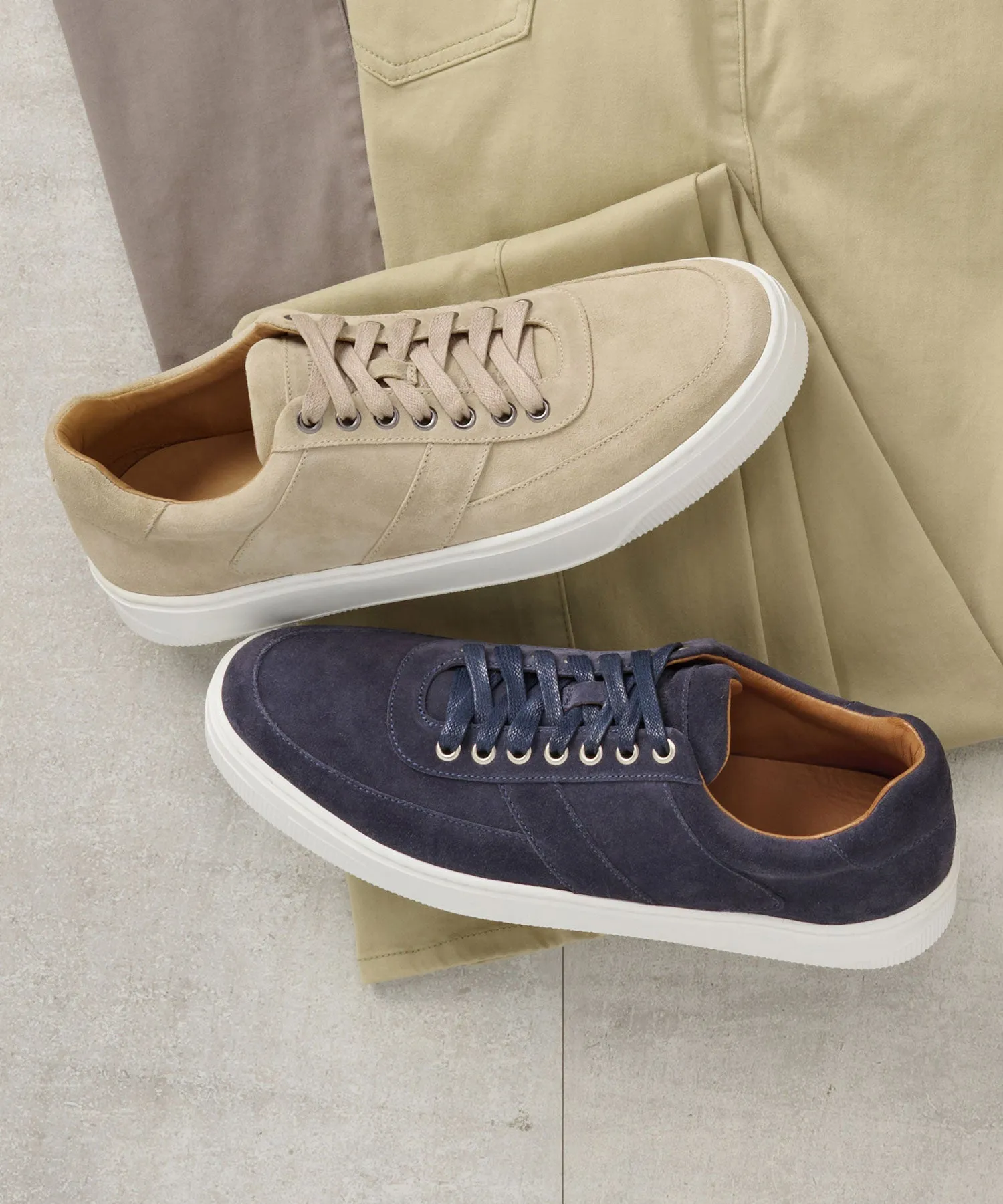 Peter Millar Vantage Suede Sneaker