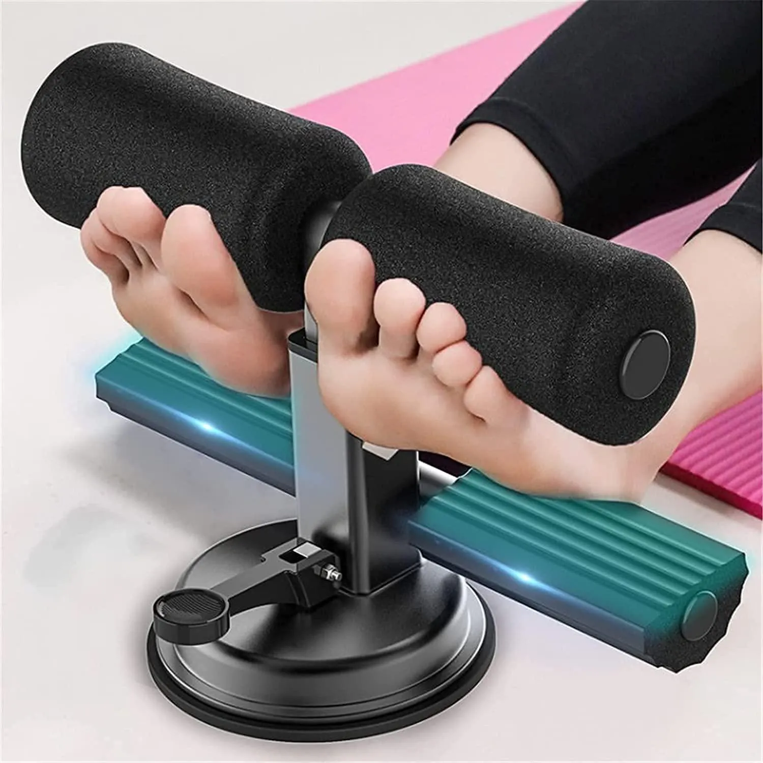 Portable Situps And Pushups | Assistant Exercise Equipment For Home Gym Workout | Abdominal Exerciser | Abs Workout Equipment | Abdominal Curl Exercise With Suction Cup | Sit-up Pushup Stand