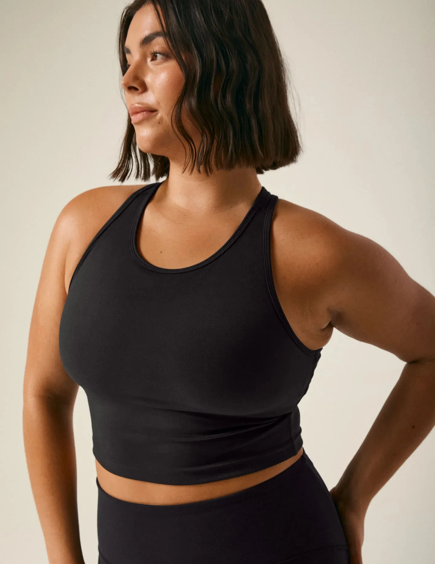 Powerbeyond Strive Cropped Tank - Black