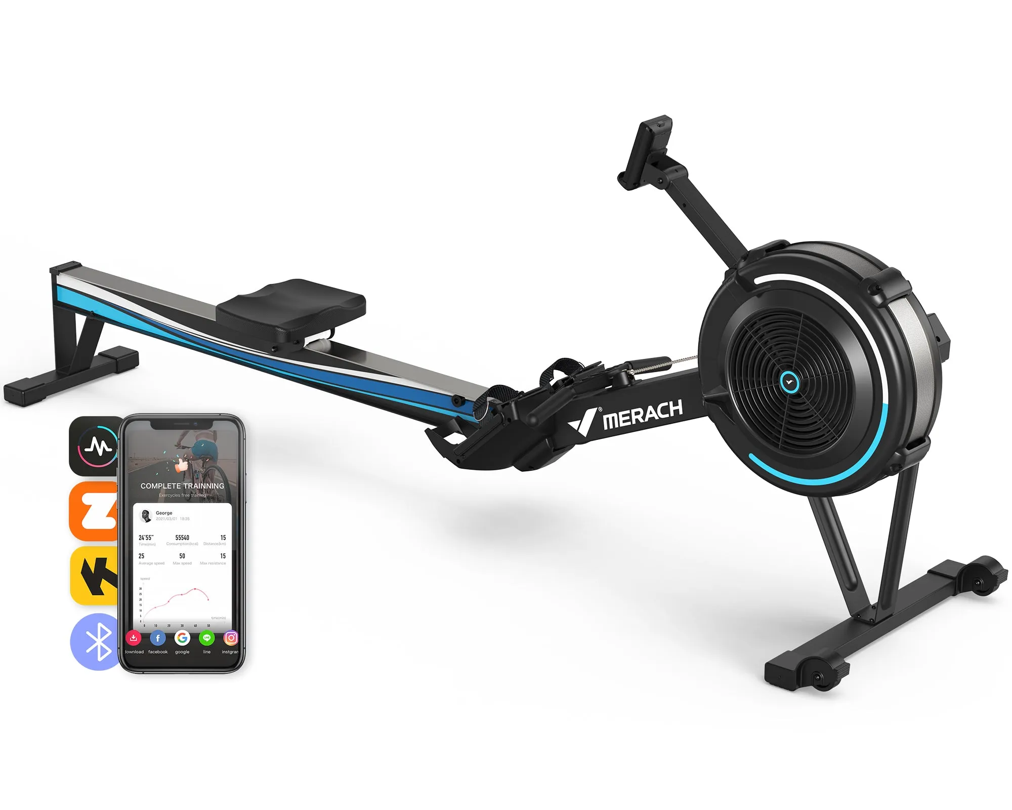 R11 Pro Air Resistance Rower