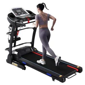 REACH Runner Pro 3HP Peak DC Motorized Foldable Treadmill   Massager & Twister | 15 Level Auto Incline | Max Speed 16 Km/H & User Wt. 130 Kg | Running Machine for Home Gym with LCD Display & Bluetooth