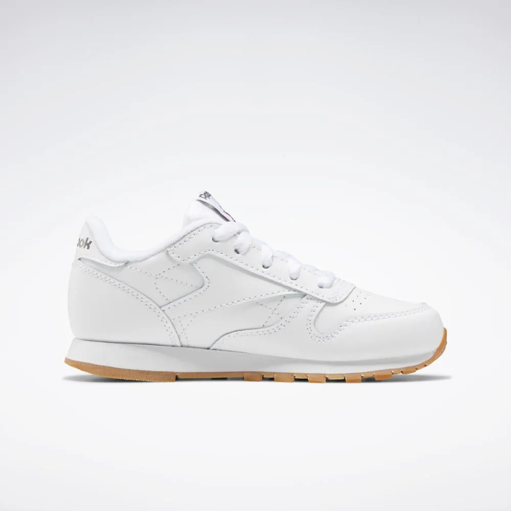 Reebok Footwear Kids Classic Leather Shoes - Preschool WHITE/GUM