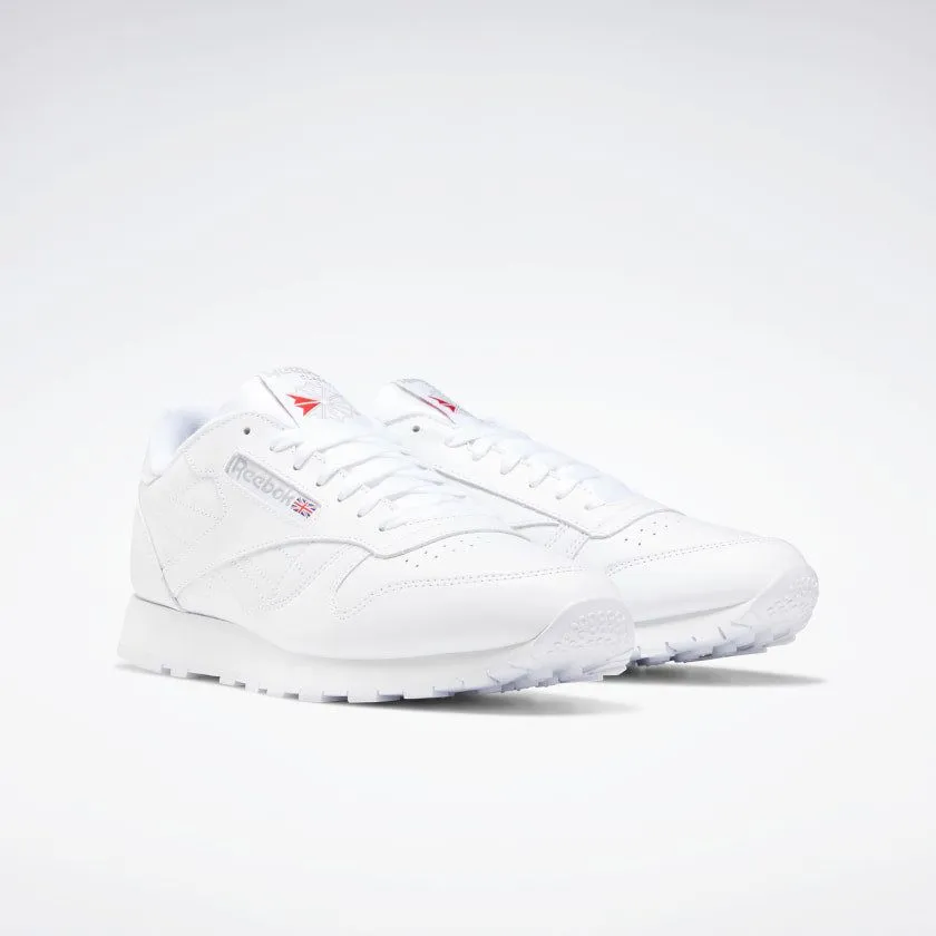 Reebok Men's Classic Leather Shoes - White / Grey