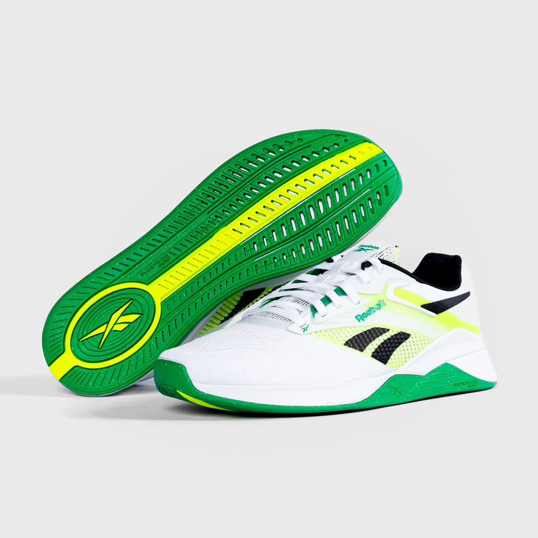 REEBOK - NANO X4 - CLOUD WHITE/SOLAR ACID YELLOW/SPORT GREEN