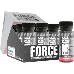 Refined Nutrition FORCE Pre-Workout Shots 12 x 60ml Watermelon