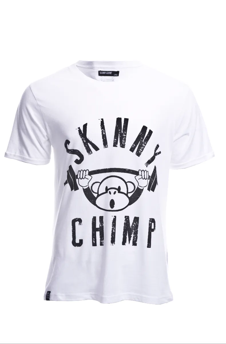 REGULAR FIT CLASSIC CHIMP T SHIRT - White