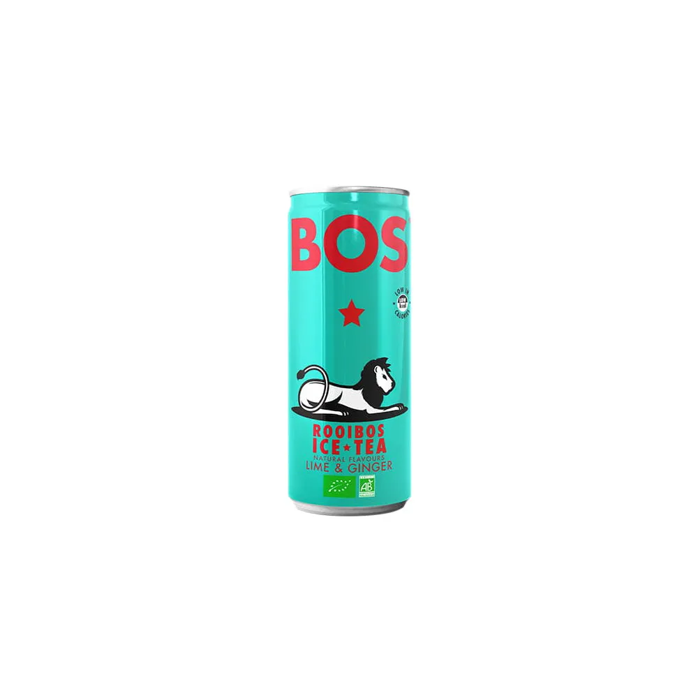 Rooibos Lime & Ginger Ice Tea 250ml Can