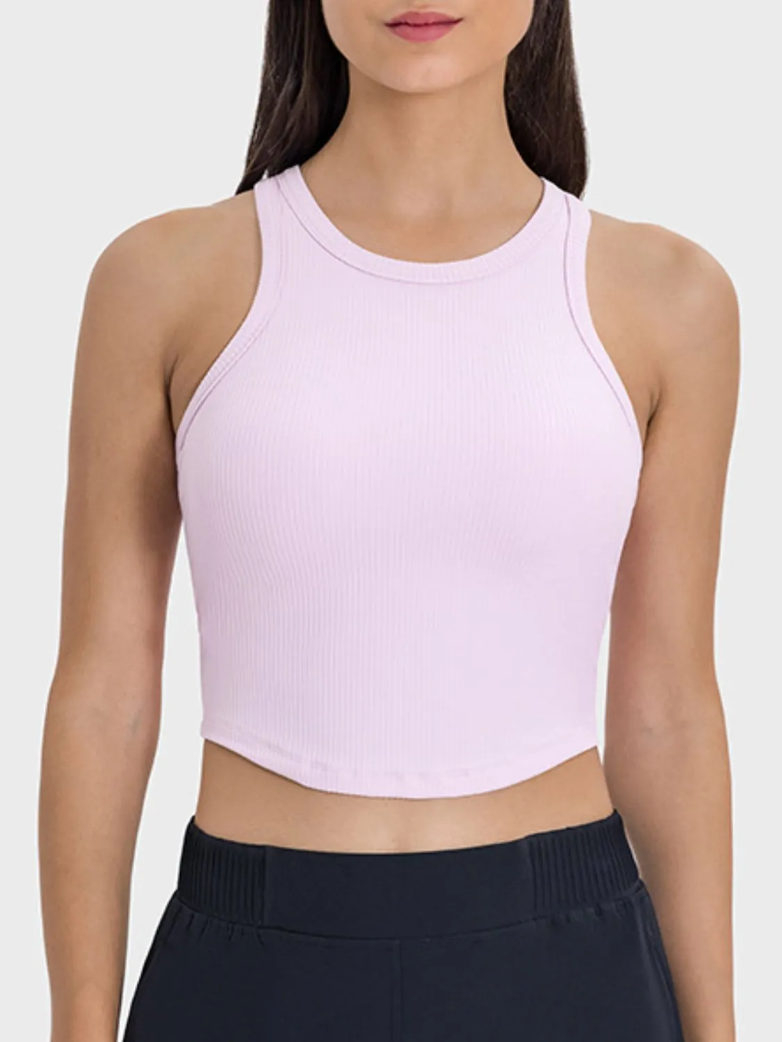 Round Neck Racerback Active Tank