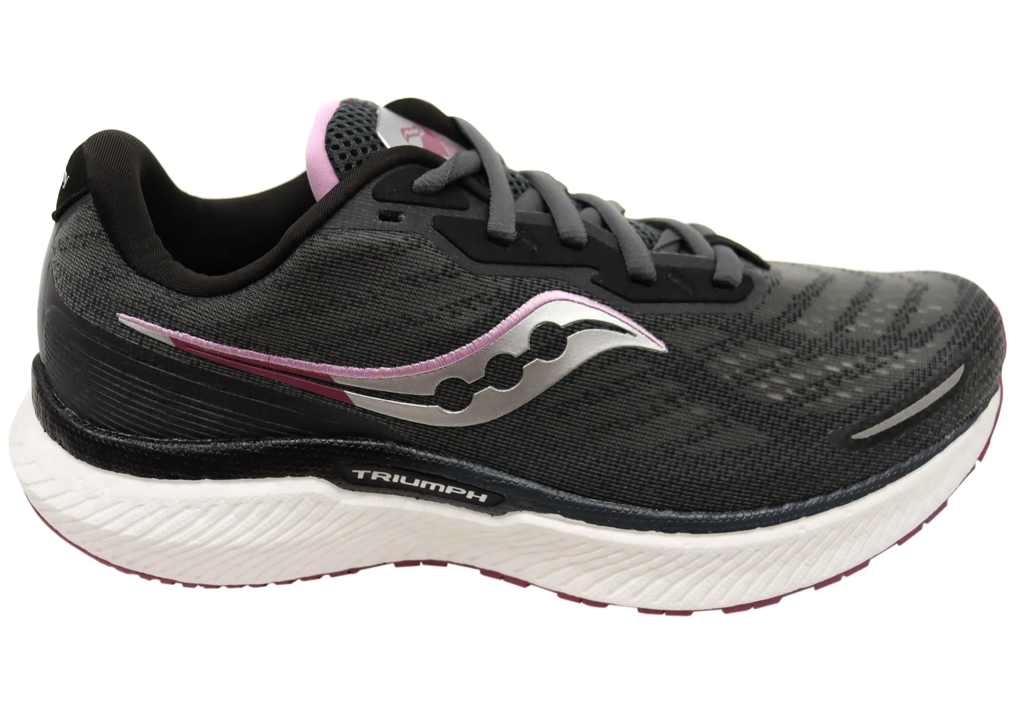 Saucony Womens Triumph 19 Comfortable Athletic Running Shoes