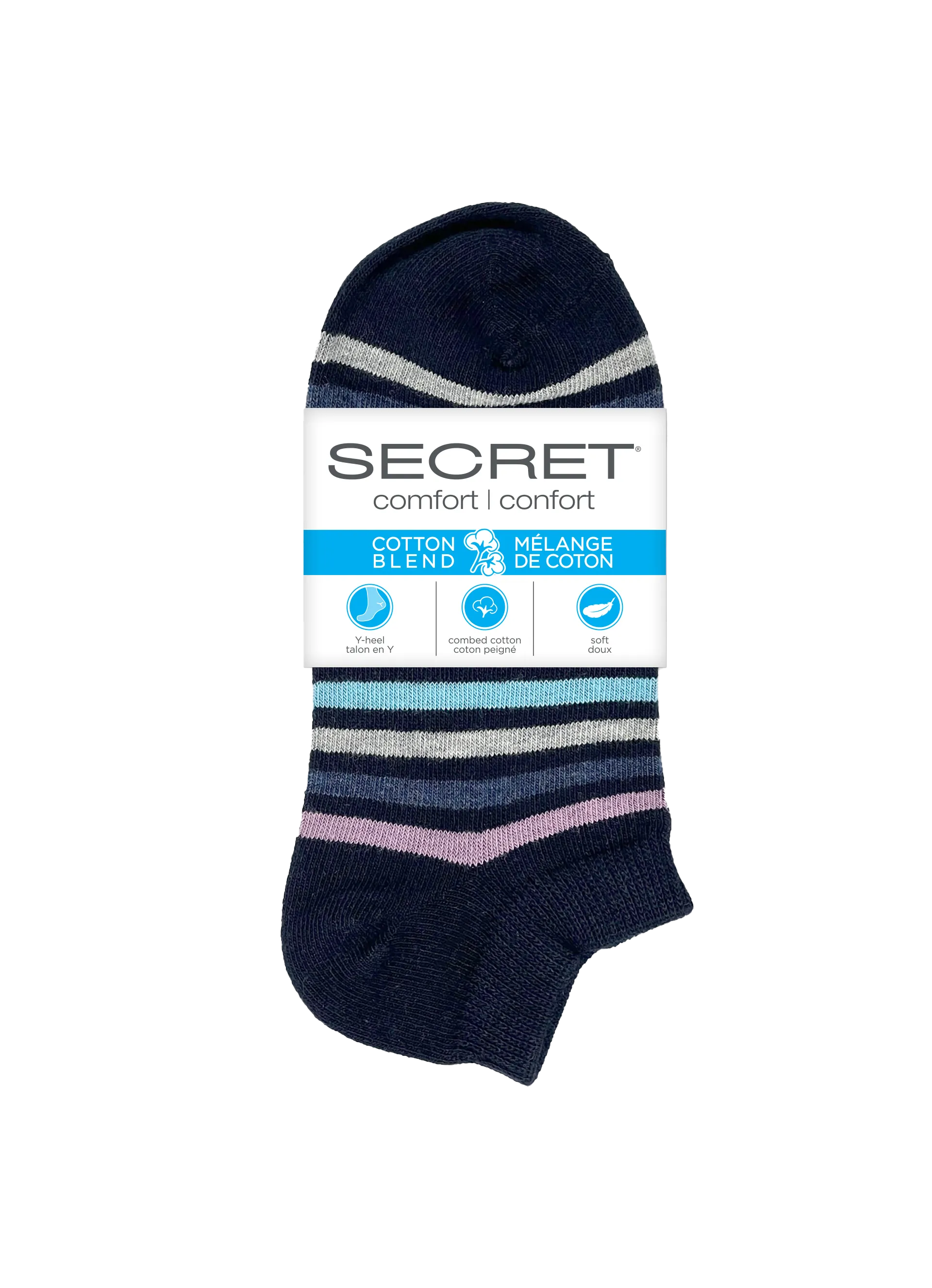 SECRET® Comfort Cotton Fashion Low Cut - 3 Pairs