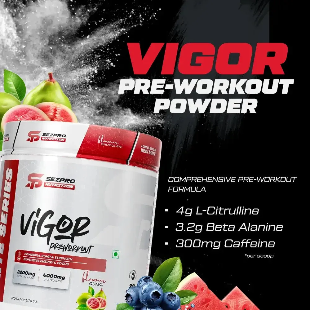 Sezpro Nutrition Vigor Pre Workout