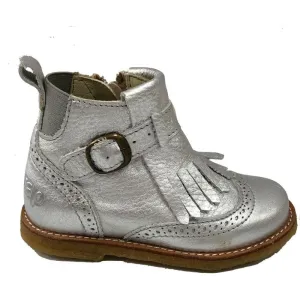 Silver Ankle Boot