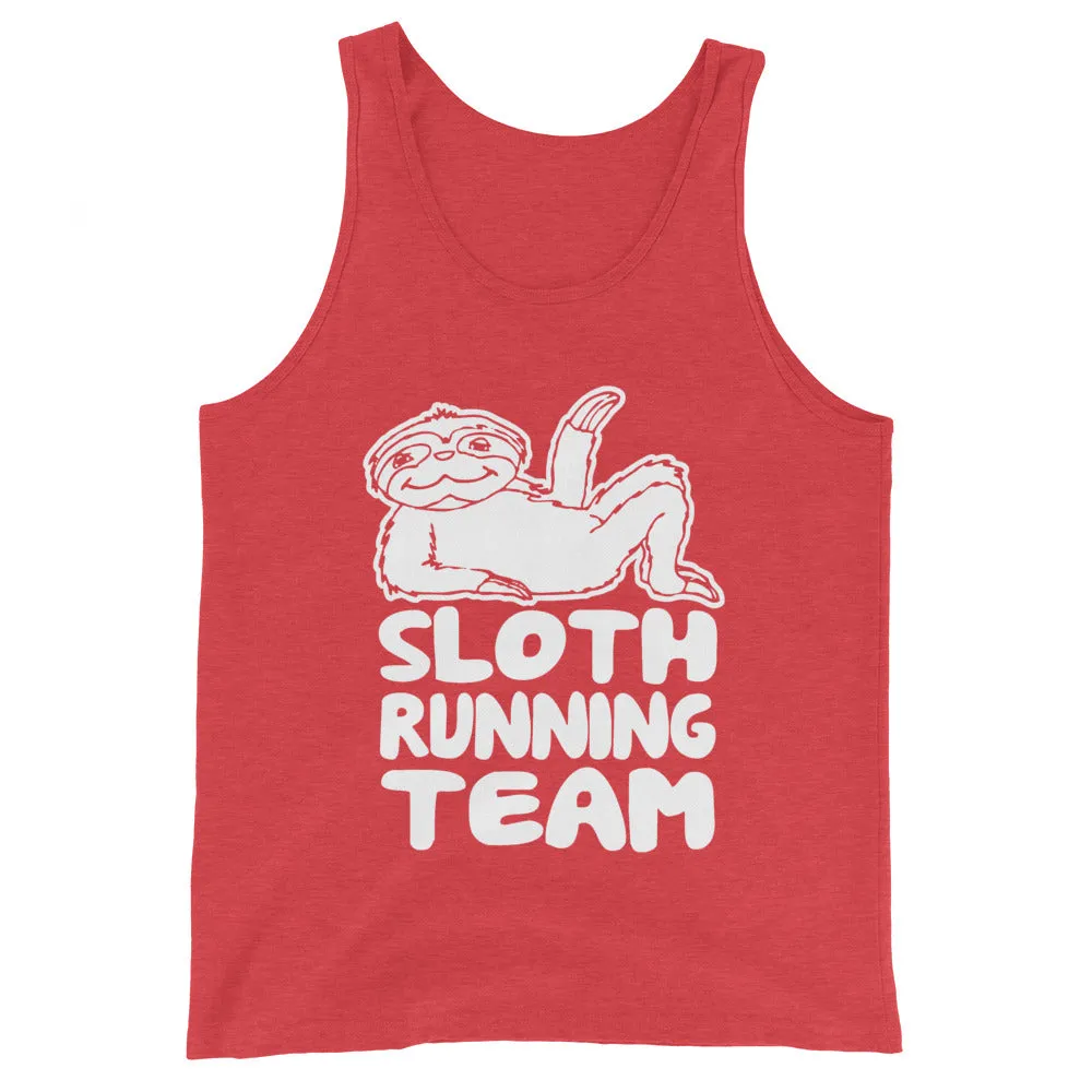 Sloth Running Team Tank Top (Unisex)