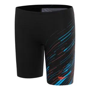 Speedo Bys Hyperboom V-Cut Jmr-Black/Picton Blue Siren Red