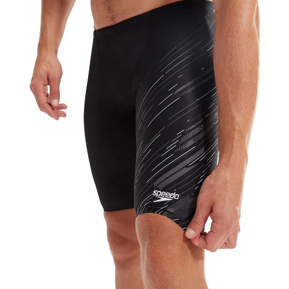 Speedo Mens Hyperboom Vcut Jammer Black/Usa Charcoal/White