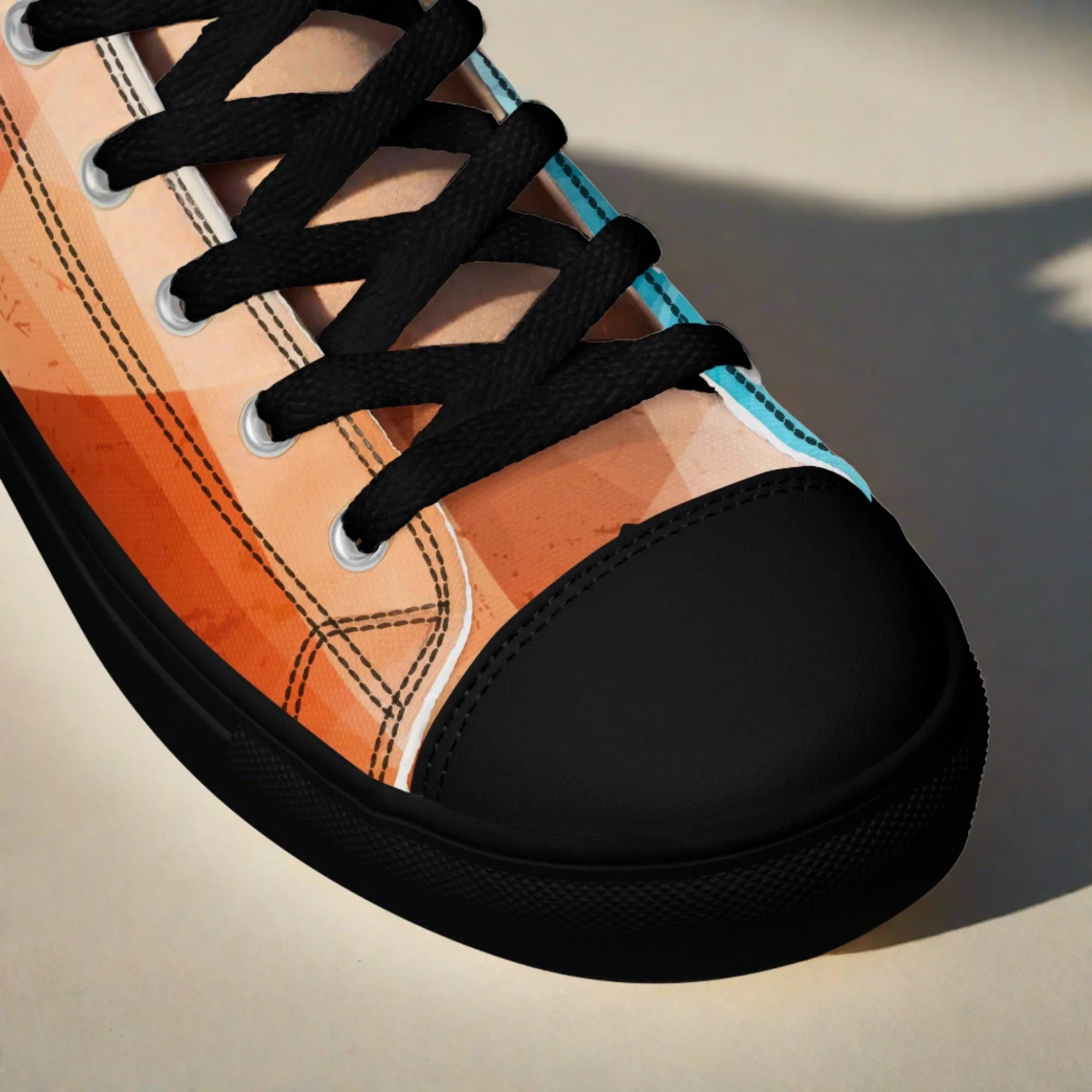 Stay Cozy & Chic with These Peachy Blue High Tops - Women's Sneakers