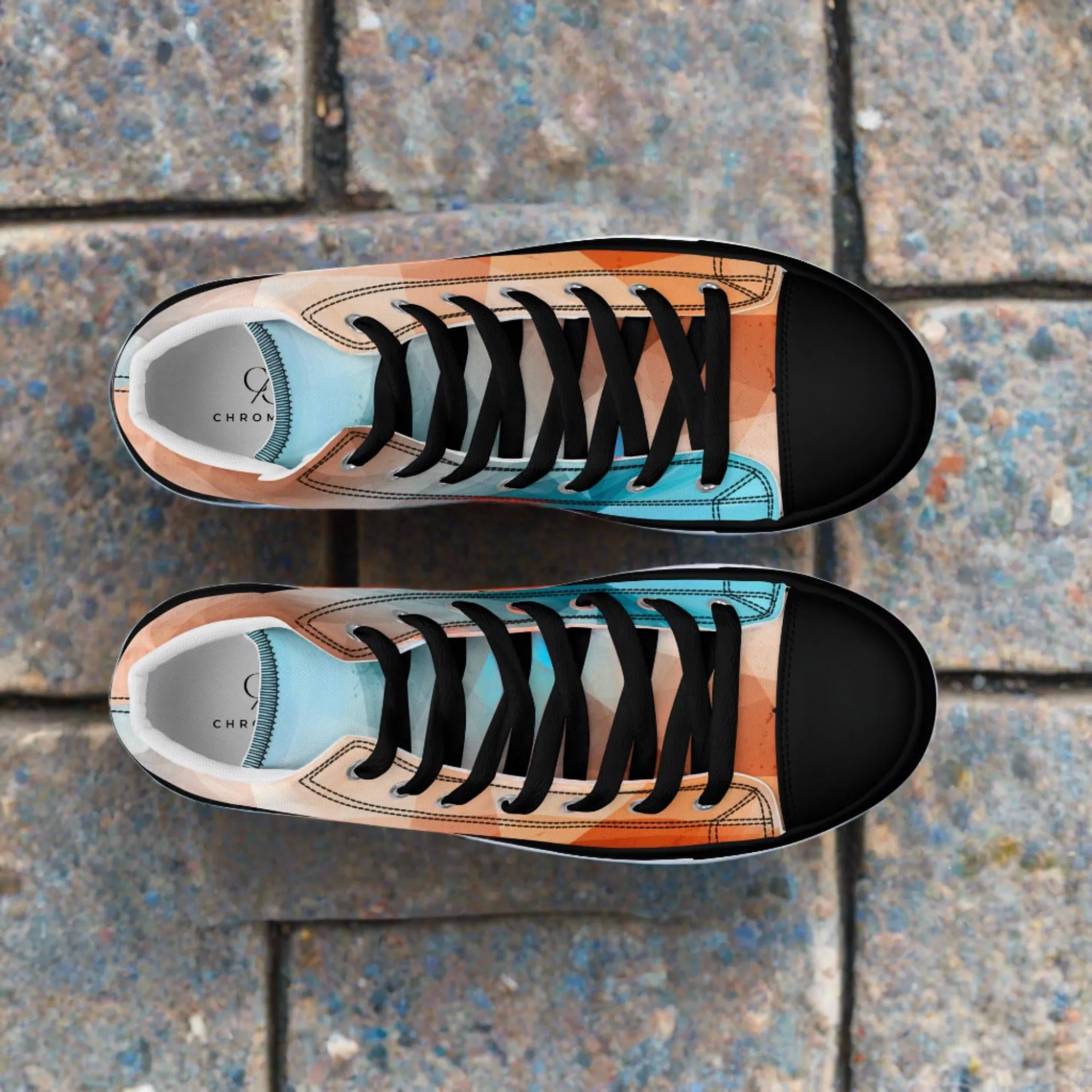 Stay Cozy & Chic with These Peachy Blue High Tops - Women's Sneakers