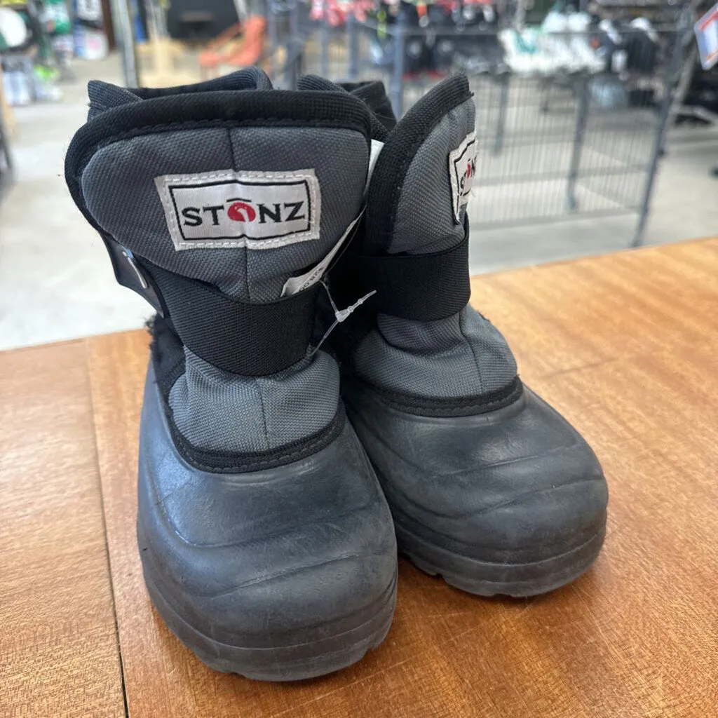 Stonz- children winter boot- MSRP $80: Black -children-9T