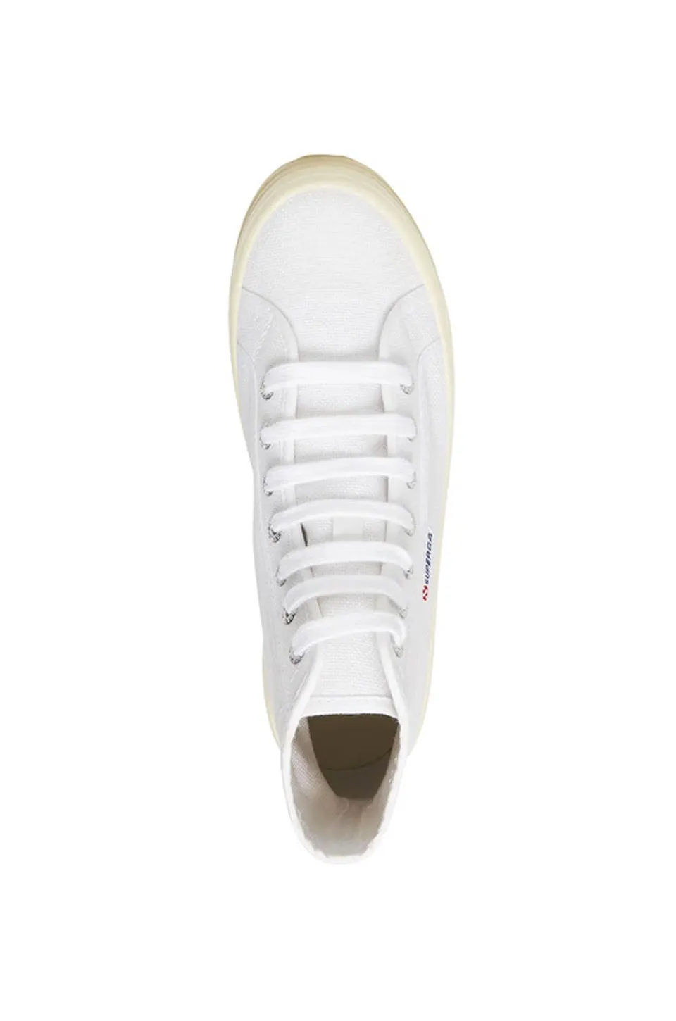 Superga 2341 Alpina Sneaker In Shiny Gum White